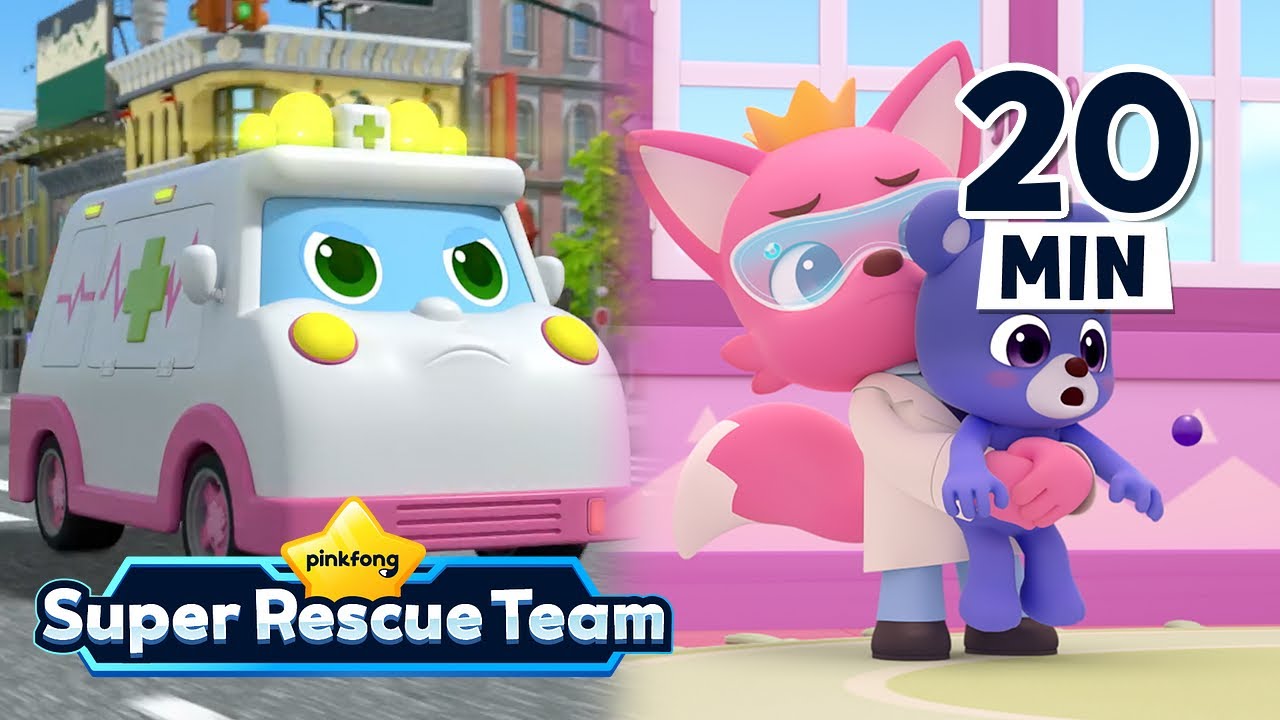🚑 Ouchie, Ouchie! Boo-Boo to Boo-Hoo + More｜Ambulance Special｜Pinkfong Super Rescue Team