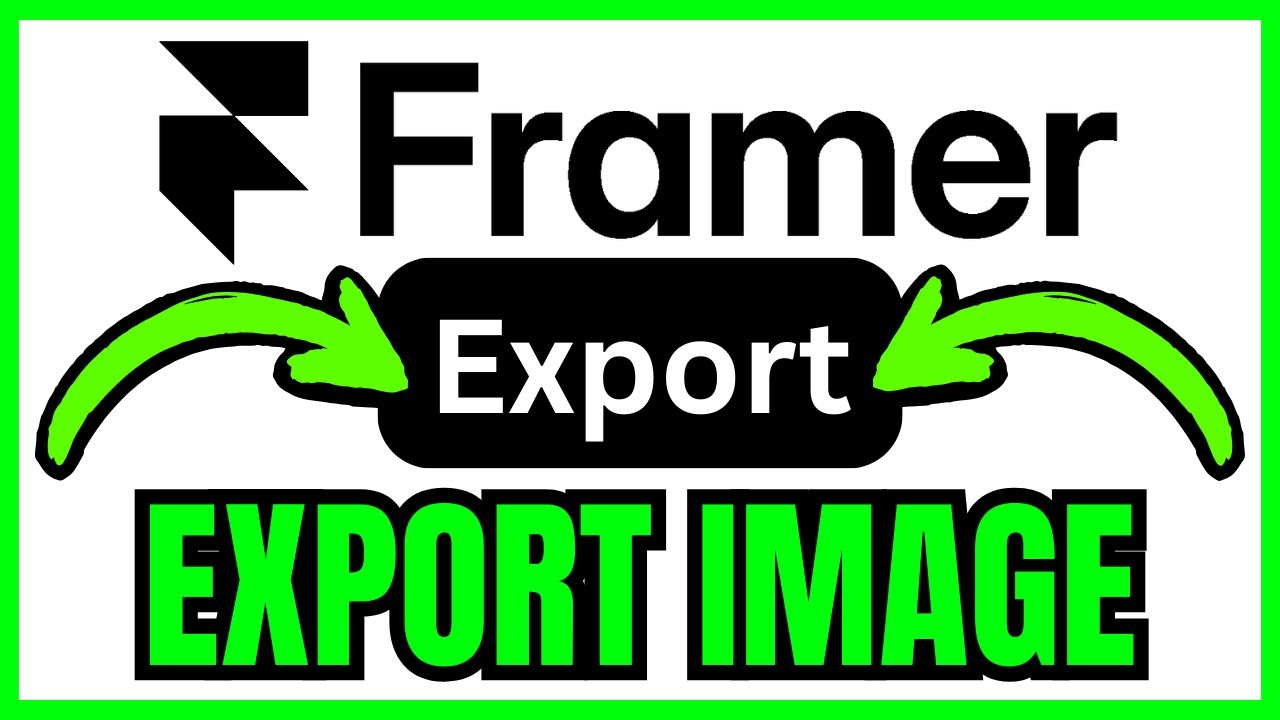 Как ЭКСПОРТИРОВАТЬ ИЗОБРАЖЕНИЕ из Framer (БЫСТРО И ПРОСТО) 2026