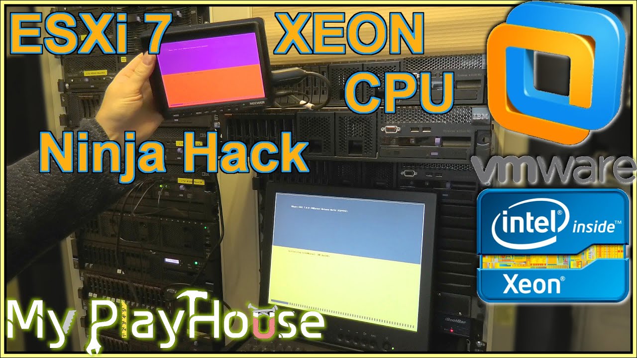 Ninja Hack to Use ESXi 7.0 on Intel Xeon 5600 Series CPU - 1005