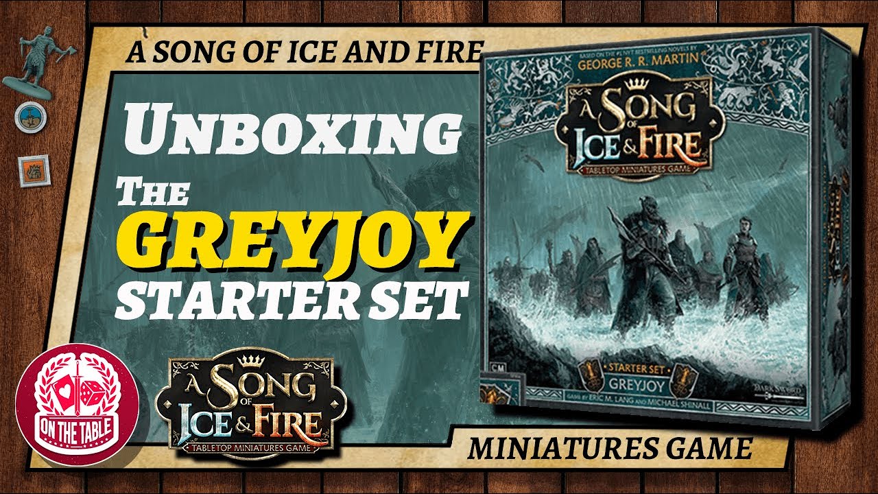 Unboxing the Greyjoy Starter Set for A Song of Ice and Fire the Miniatures Game