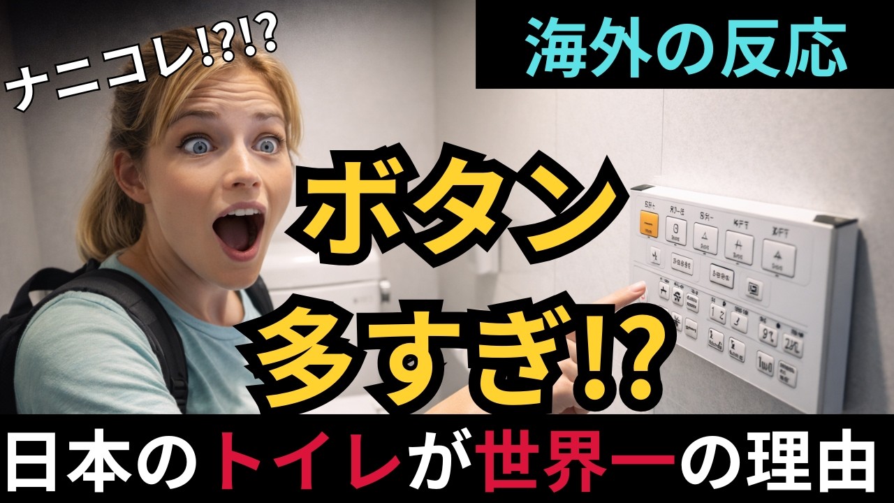 【海外の反応】なぜ日本のトイレは「傑作」と呼ばれるのか？外国人が帰国後に一番恋しくなる日本の当たり前