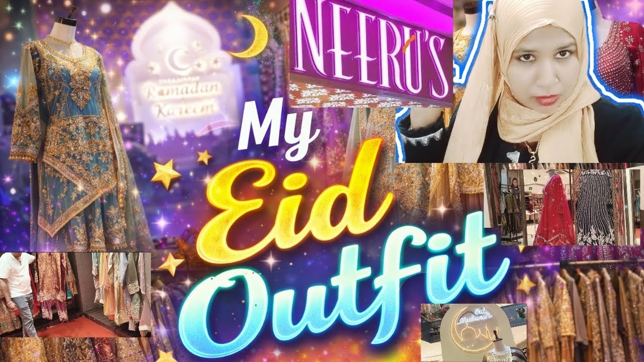 My Eid Outfit | Hyderabadi vlogger mom @Neerusindia #hyderabad #eidoutfit #neerus 