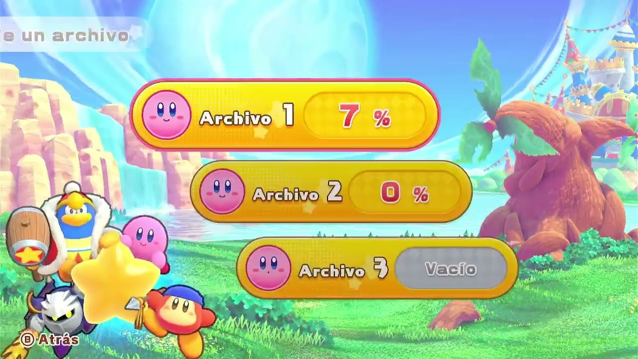 Kirbys Return to dreamland deluxe - Level 3 Final Boss (Gordiglobo) - Gameplay walkthrought - Ren :3