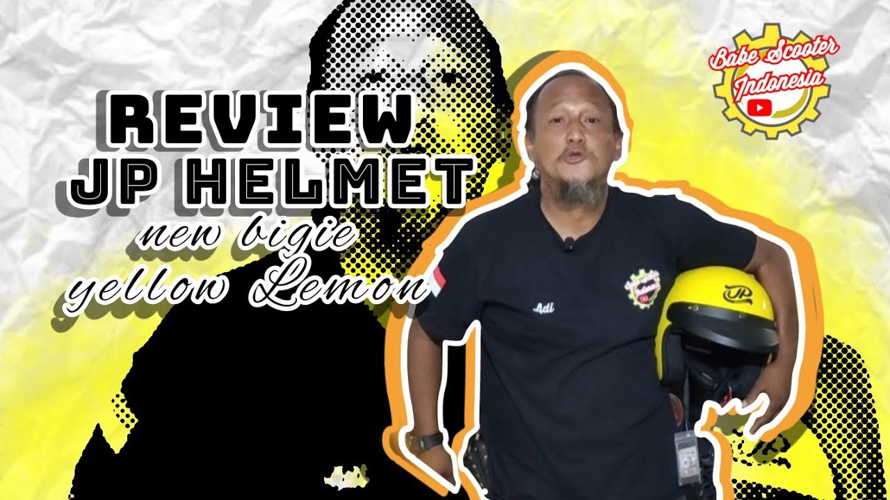 Review JP Helmet New Bigie Yellow Lemon