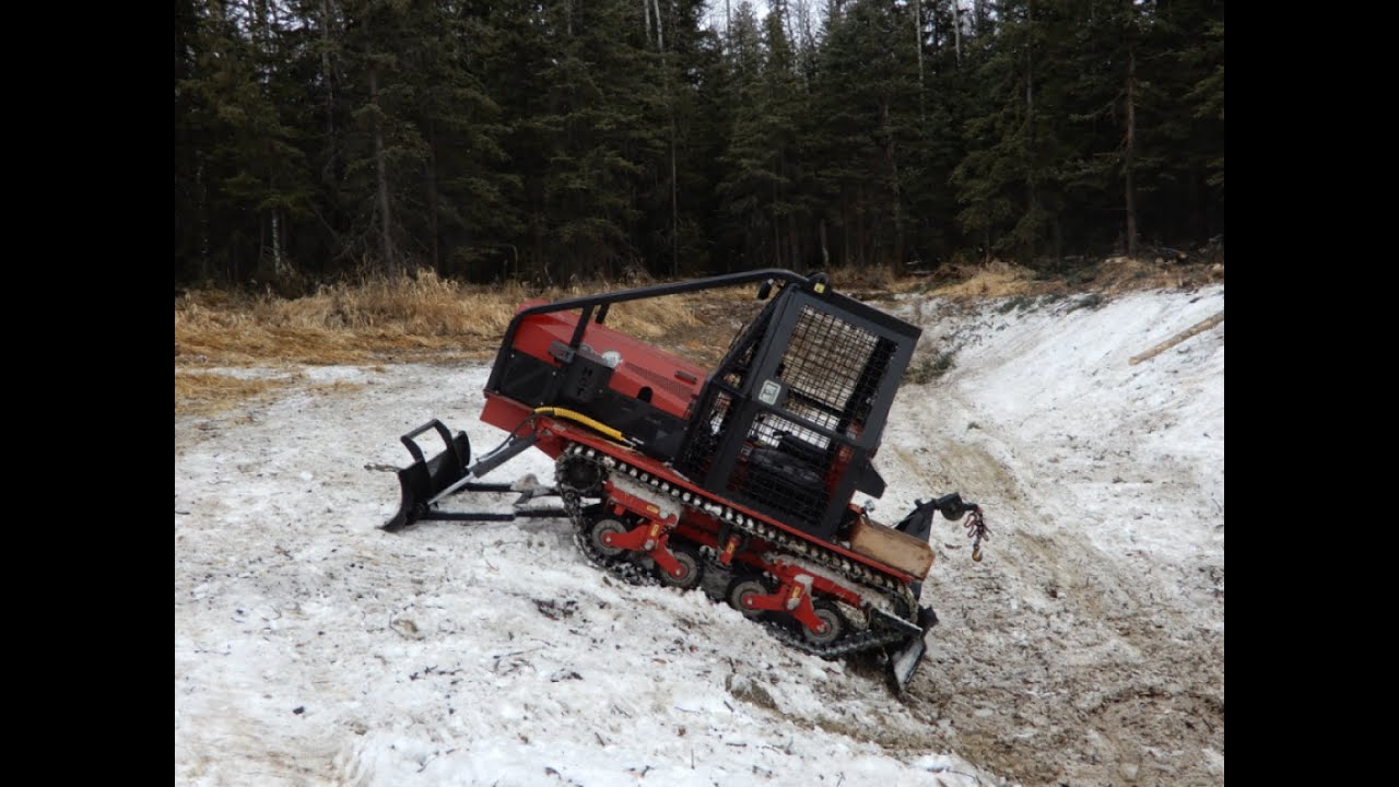 Extreme Log Skidding On Steep Slopes With Oxtrac