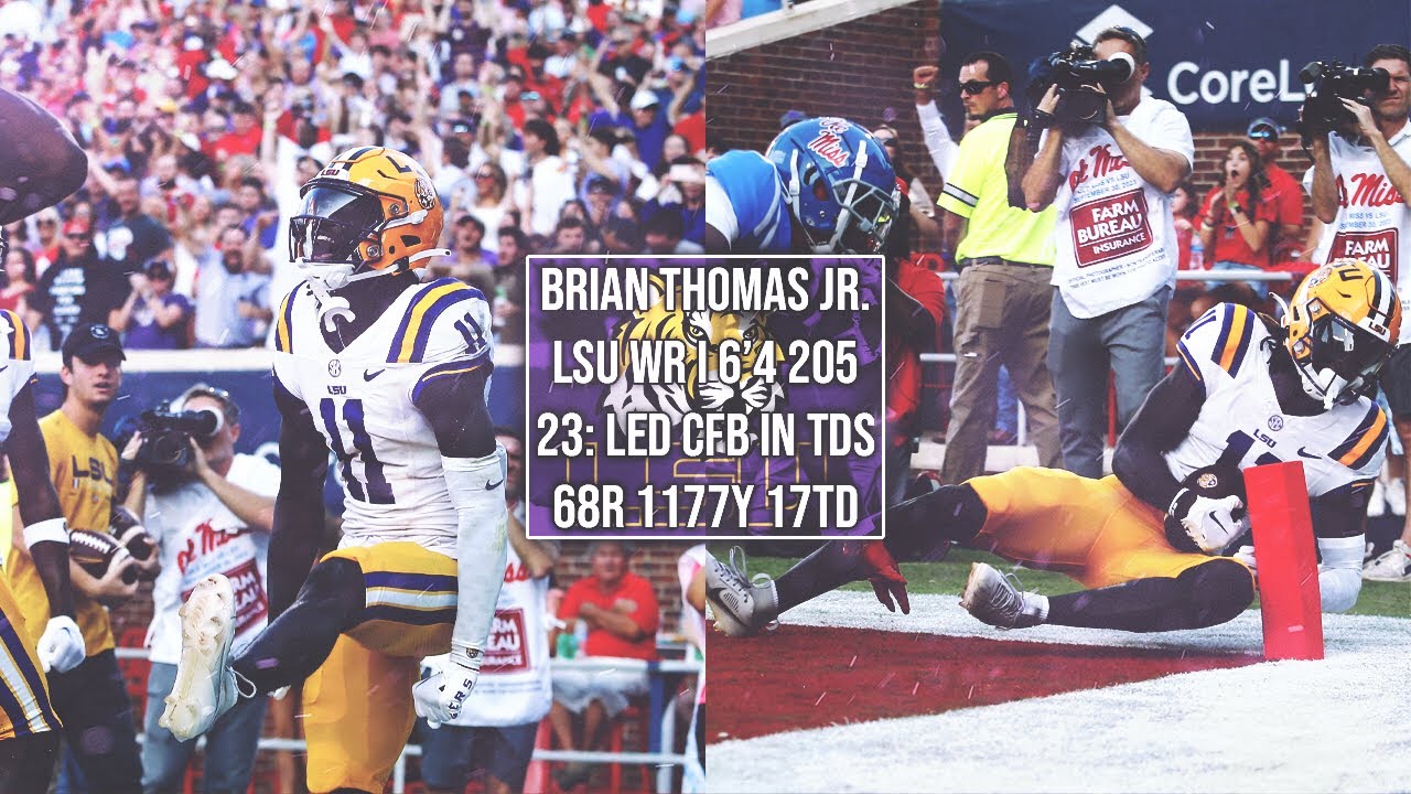LSU WR BRIAN THOMAS JR. 2023 Highlights I 2024 NFL Draft