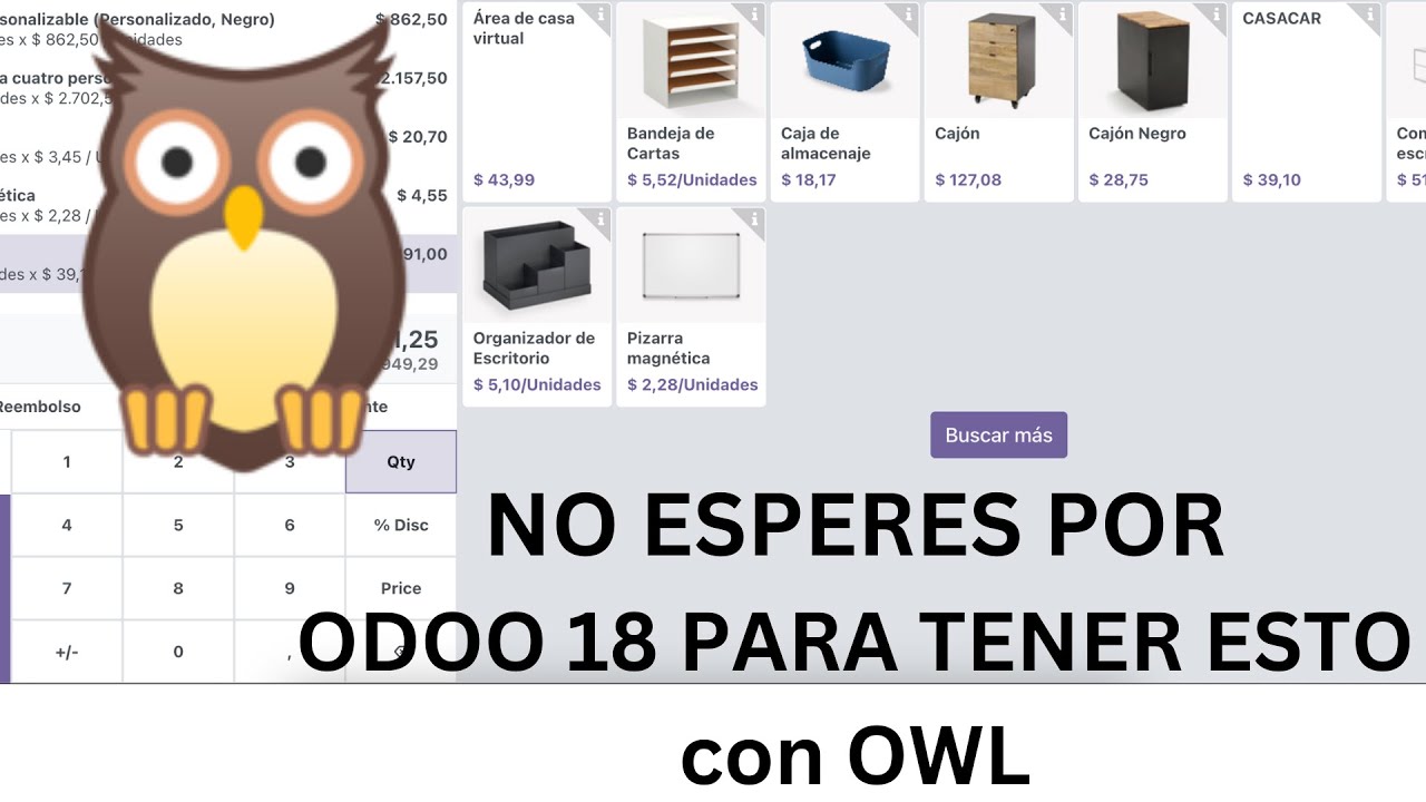@Odoo  OWL - Crear productos desde el POS - Servicio ORM Notifications UseRef #timetocoode #suscribe