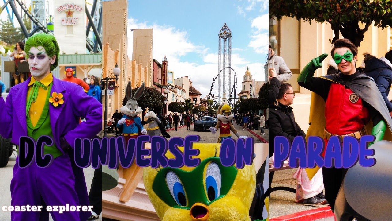 DC UNIVERSE ON PARADE Mes de los superhéroes Parque Warner 2024