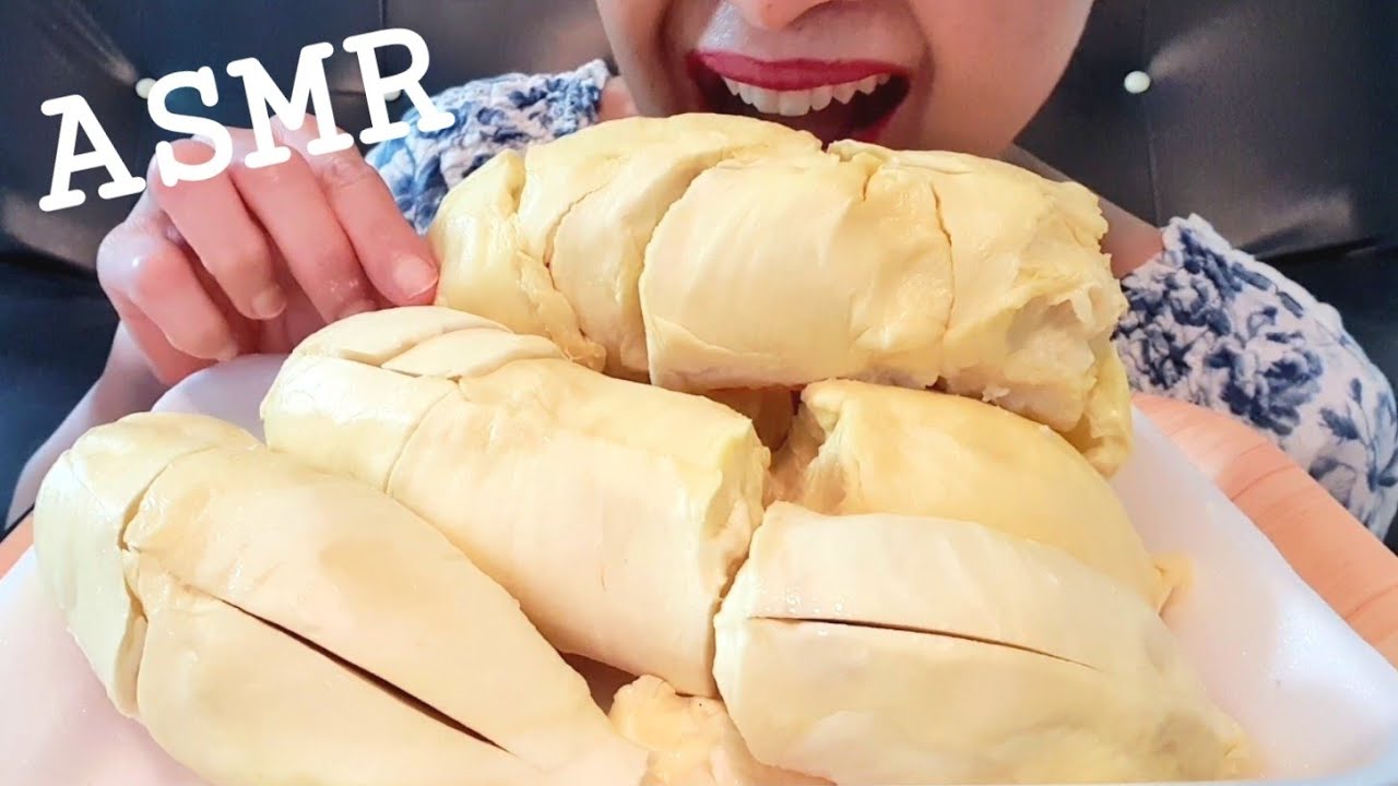 ASMR DURIAN EATING SOUNDS | TKMA ASMR