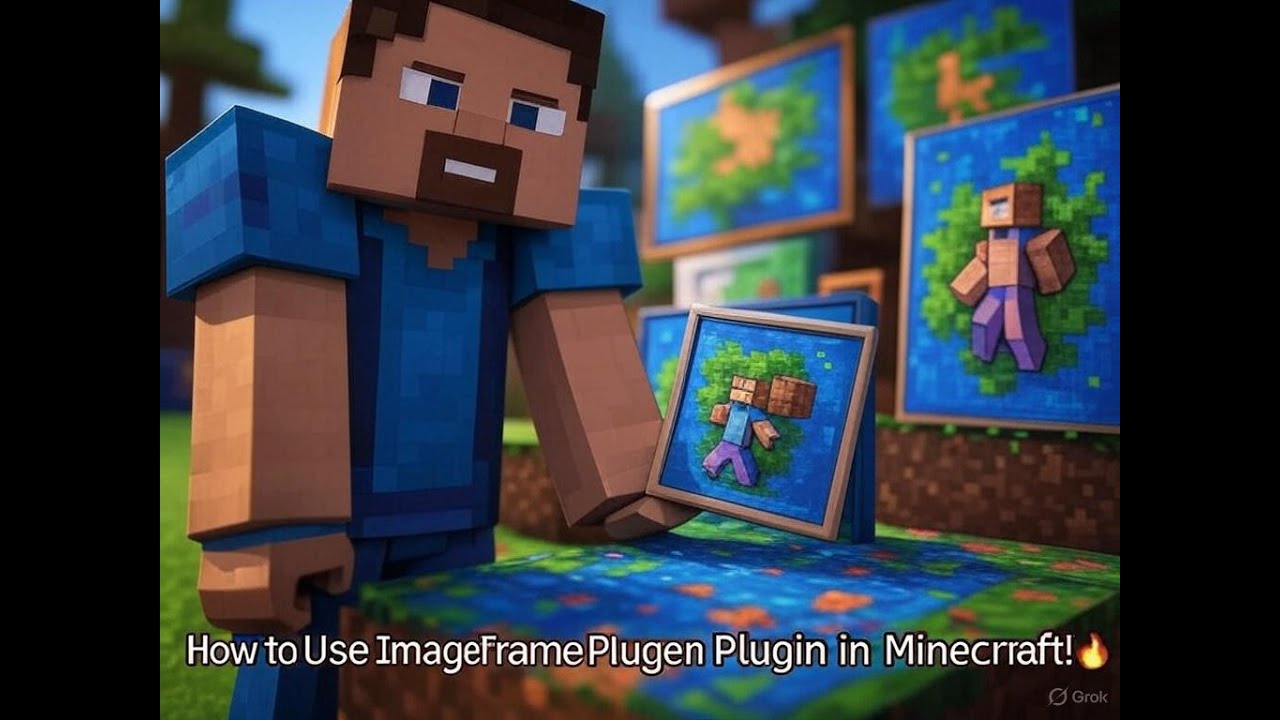 How to Use the ImageFrame Plugin in Minecraft: Display Custom Images in Item Frames