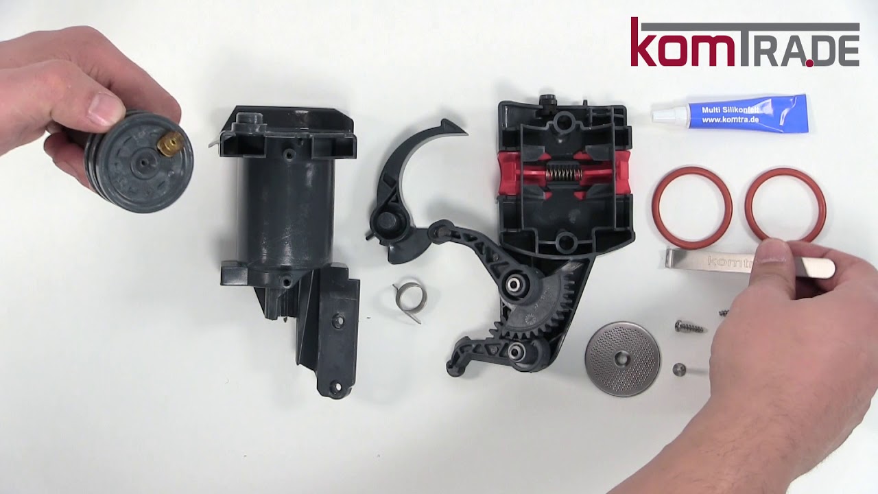 ECAM Brüheinheit/Brühgruppe reparieren-revidieren-überholen Delonghi Ersatzteile Reparaturanleitung