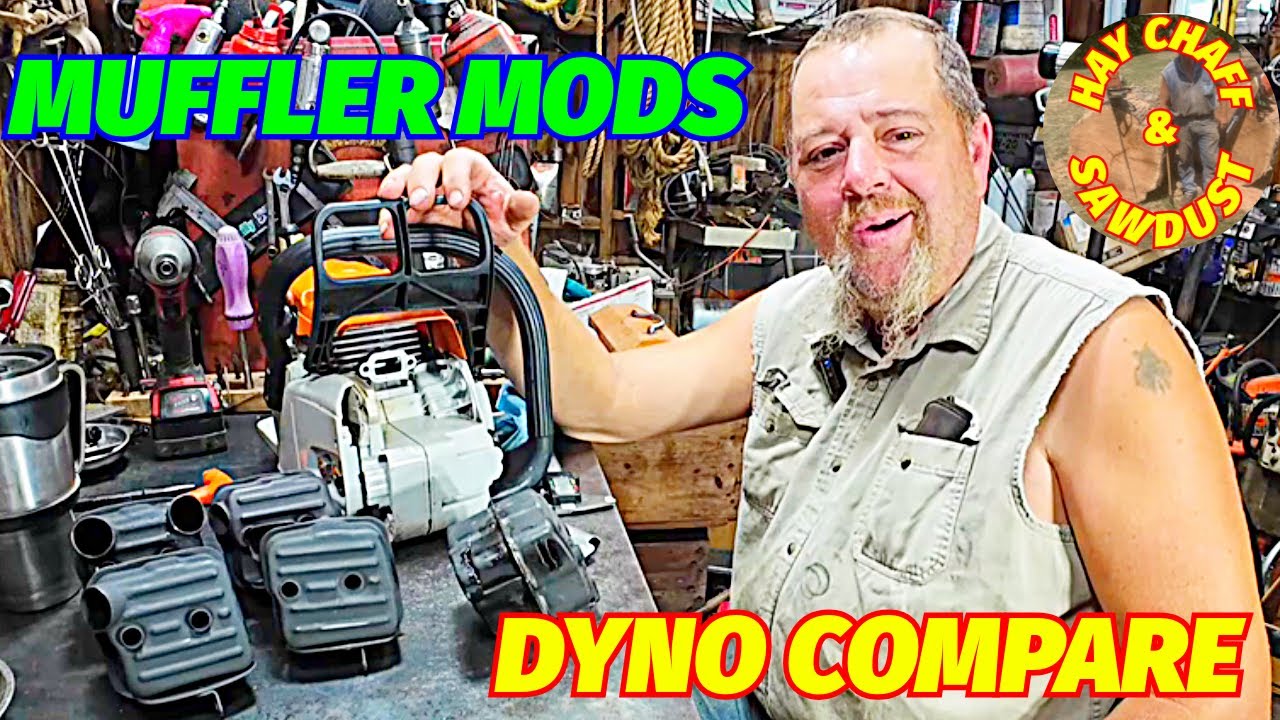 3 Stihl Muffler Mods on the Chainsaw Dyno-Real Numbers, No Drama  @Houseworksaws @crazyfeller5704 ​