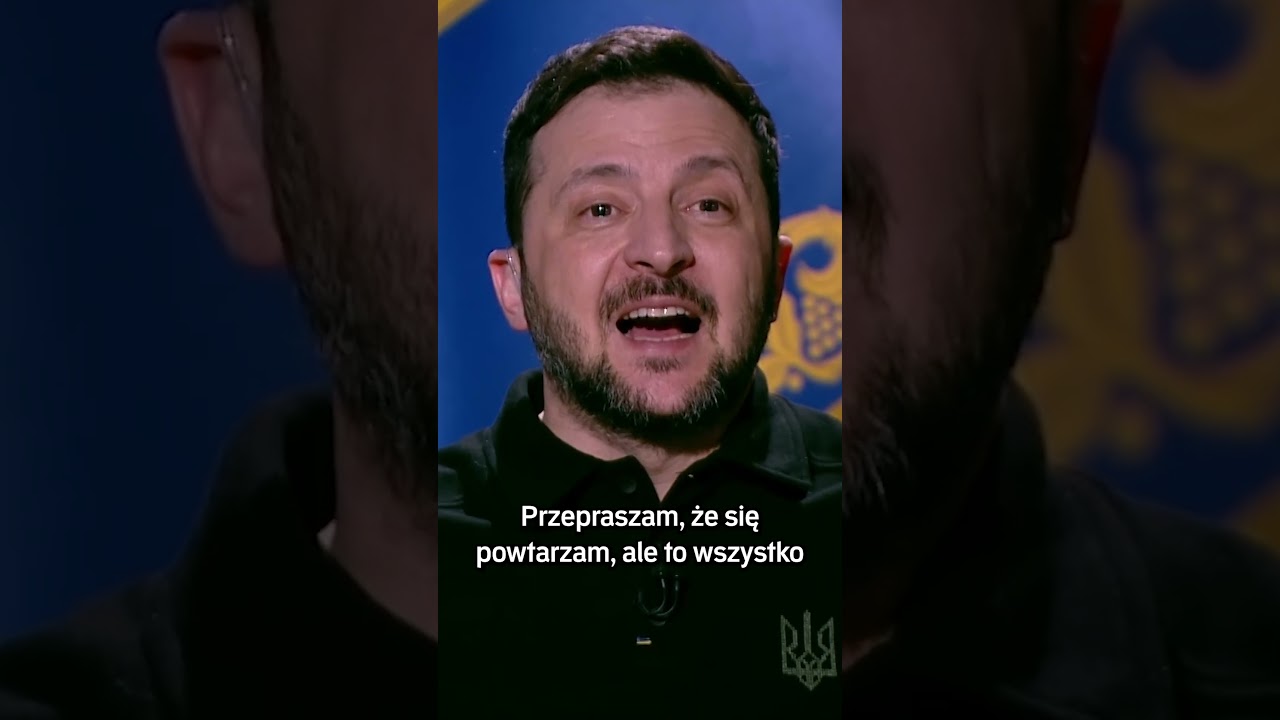 Wołodymyr Zełenski: Polska i Ukraina powinny być więcej niż sąsiadami  #zelensky
