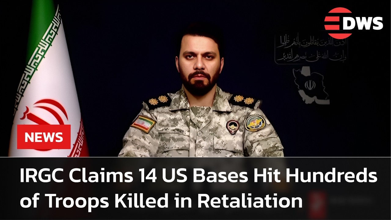 BREAKING: Iran Claims Massive Retaliatory Strikes on US Bases and Israel Targets | DWS News | AH1F