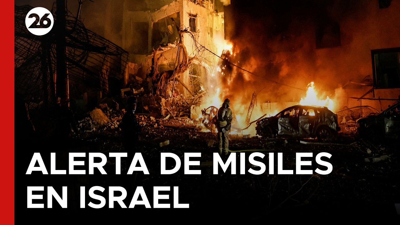 🇮🇱  ALERTA MUNDIAL | Israel intercepta misiles iraníes en su espacio aéreo y refuerza la seguridad