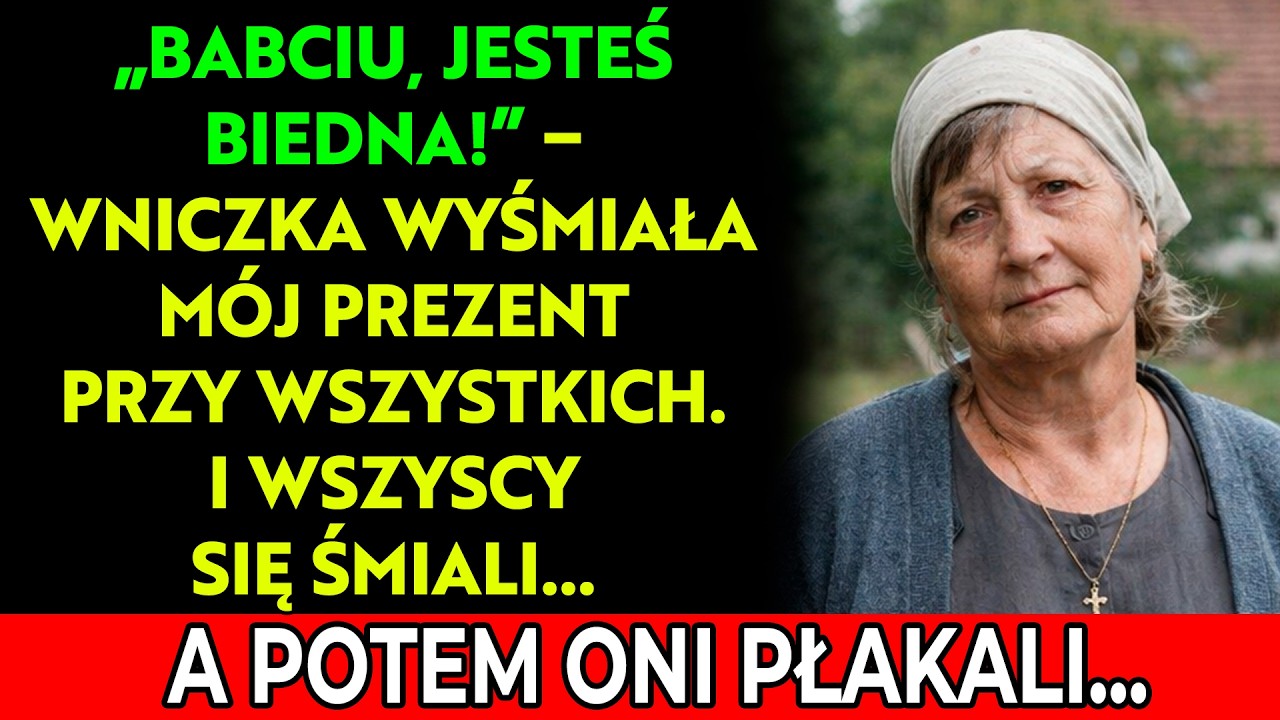 „Babciu, jesteś biedna” — cała rodzina wyśmiewała prezent mojej córki. A potem wszyscy płakali…