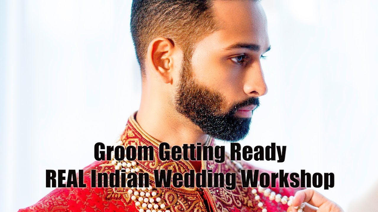 Groom Getting Ready and Groom Portraits at a REAL Indian Wedding Workshop by Jason Lanier