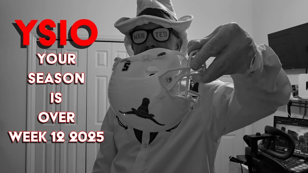YOUR SEASON IS OVER COLLEGE FOOTBALL RECAP WEEK 12 2025 #YSIO