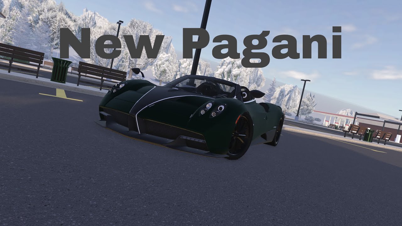 I got a brand new Pagani in Greenville Wisconsin, Roblox ￼