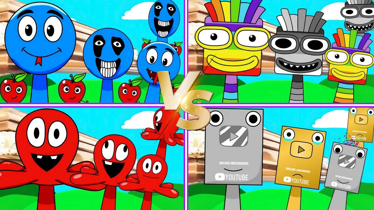 Hungry Snake Sprunki OC 🆚 Numberblocks Sprunki OC  🆚 FRed Pocoyo Sprunki OC  🆚 Play 🎶🎵 Who Is Best?