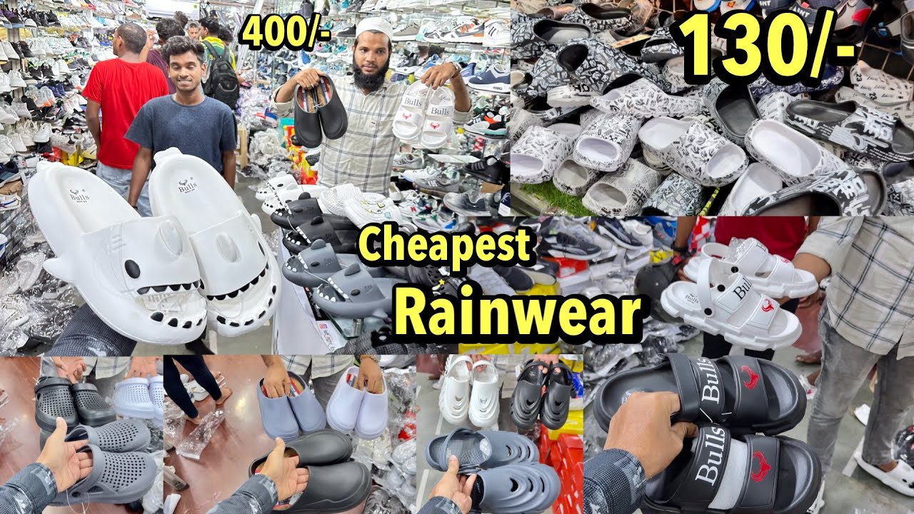 Slides 130/- 🔥 Cheapest Rainwear Footwear |Rainwear Chappals |Slides | Clogs |Shoes & School Sandal