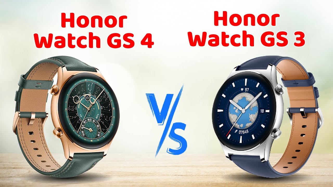 Honor Watch GS 4 vs. Honor Watch GS 3 Specification Comparison