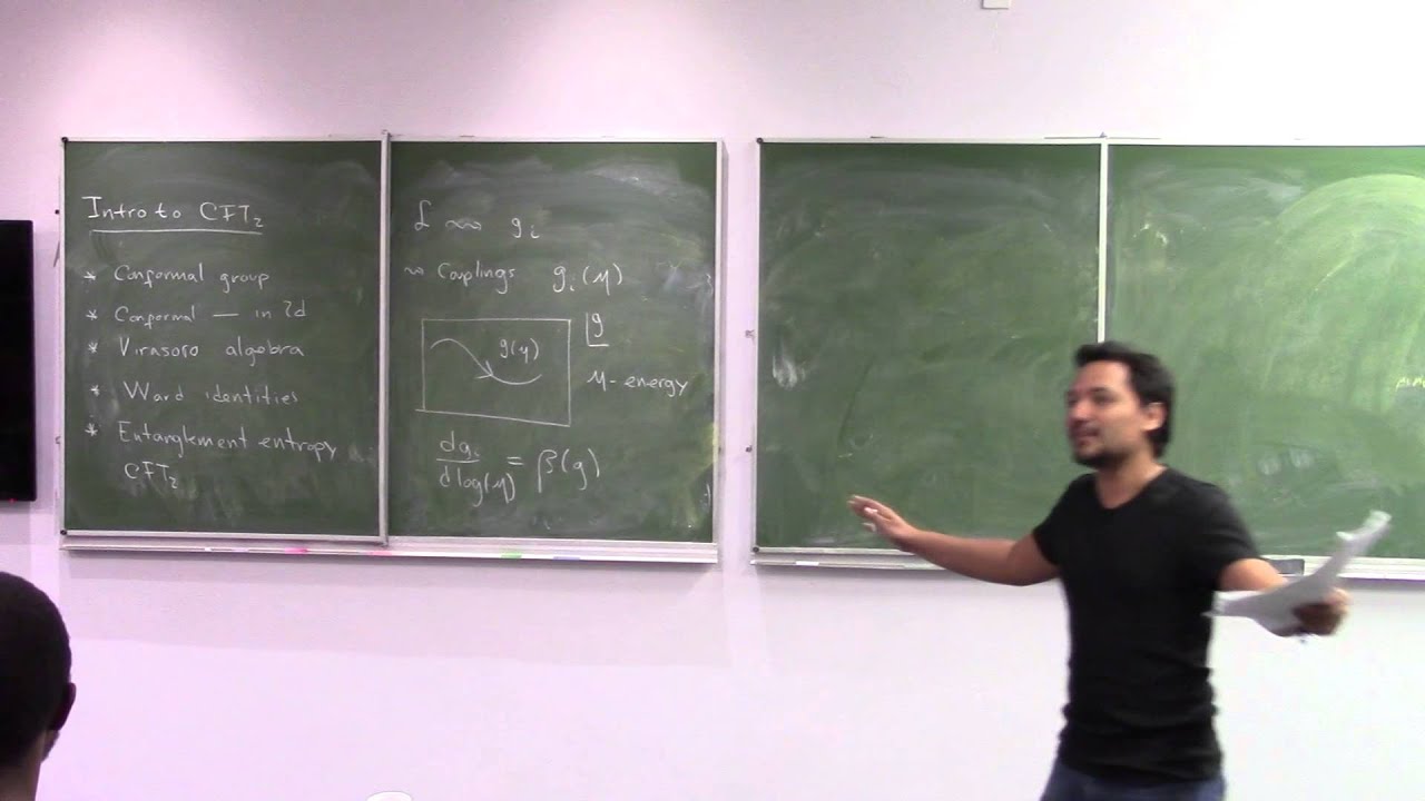 Two dimensional CFT (lecture 1 of 3) by Álvaro Véliz-Osorio