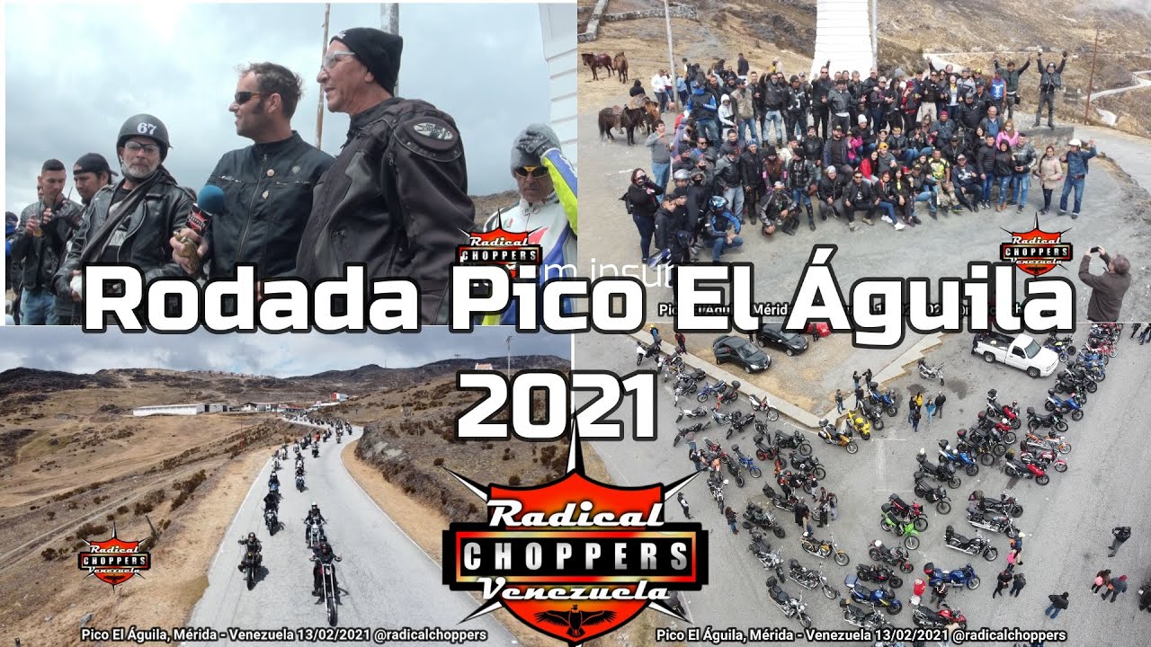 Rodada motera al Pico El Águila, con Radical Choppers Venezuela  y Moteros Unidos de Portuguesa 2021