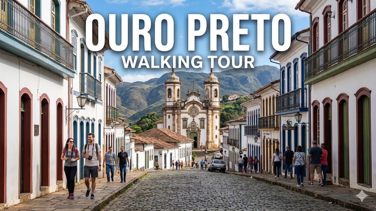 OURO PRETO, MINAS GERAIS 🇧🇷 &mdash; SUNDAY IN THE HISTORIC CENTER【4K】