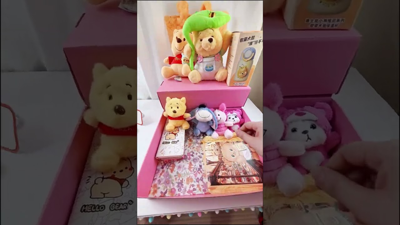 ASMR Packing 3 Scoops for Shelby 🍯 Winnie the Pooh Cozy Haul (Ultimate Comfort Box!)