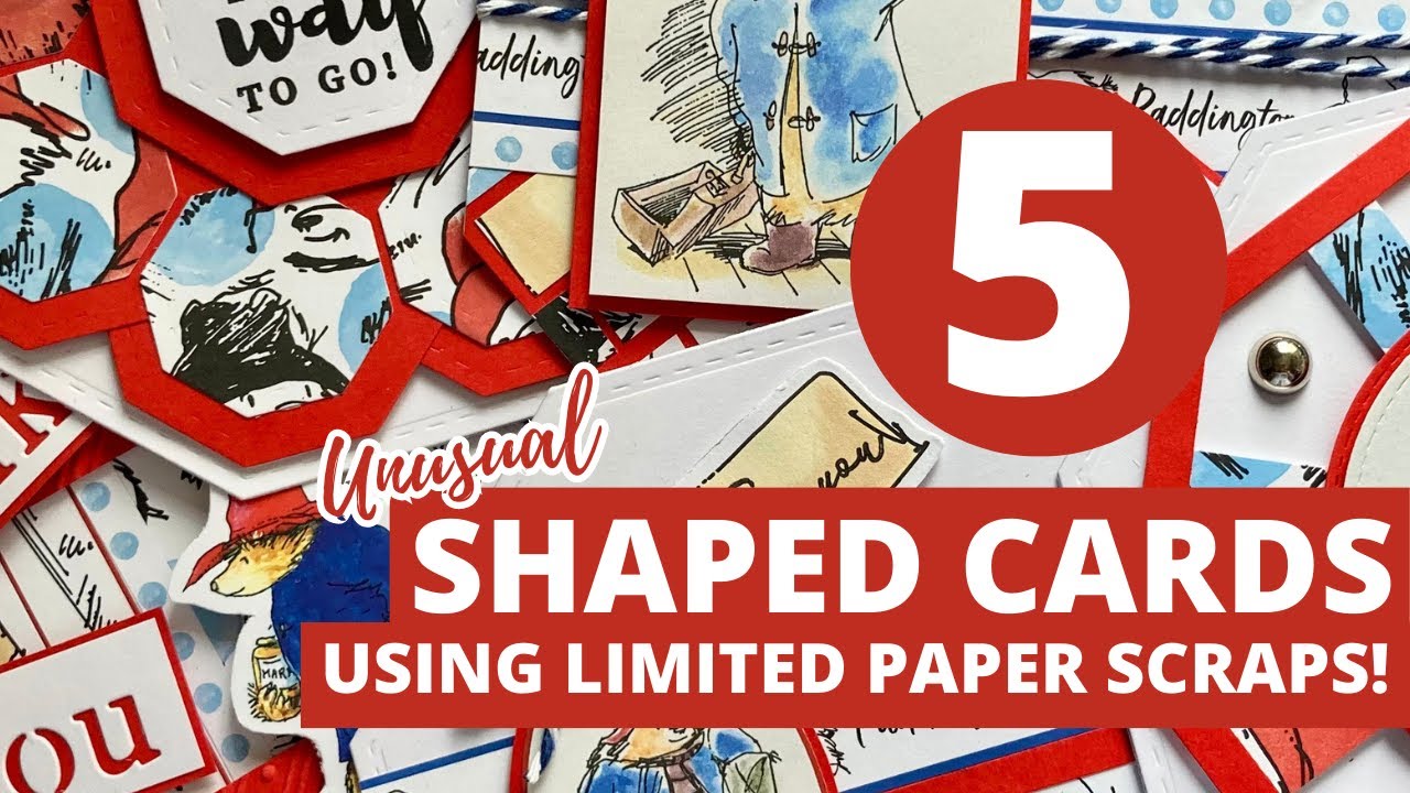 5 Card Layouts Using LIMITED Paper Scraps!