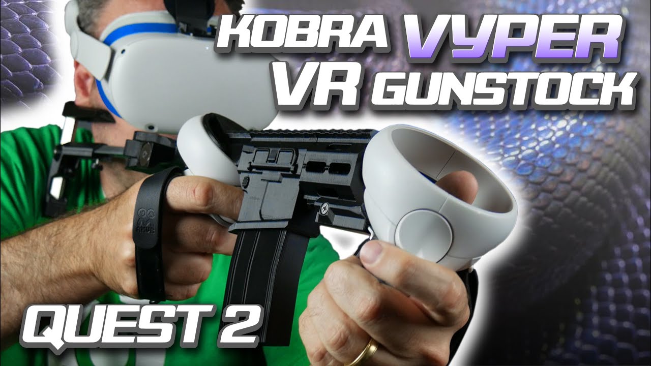 This Quest 2 Gunstock is the Best of the Best! - Kobra Vyper VR Gunstock Review