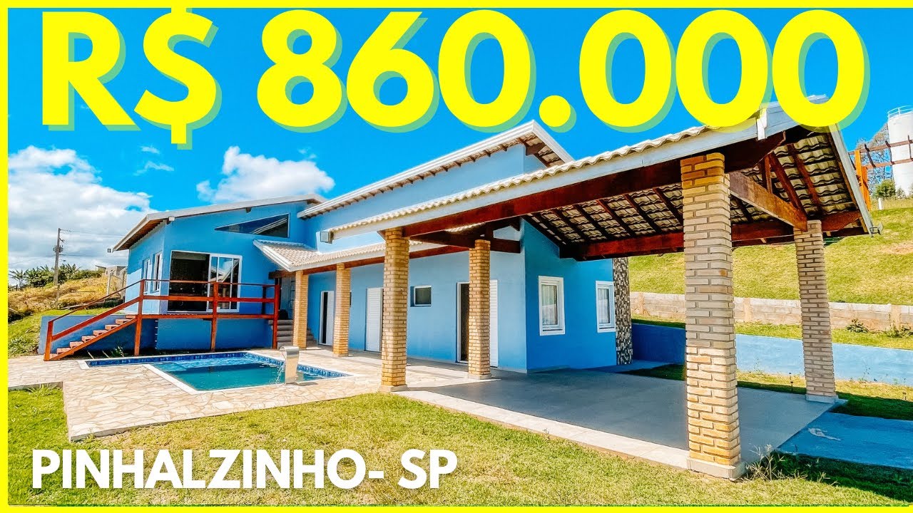 (Vendida) Casa de campo novinha em Pinhalzinho R$ 860.000