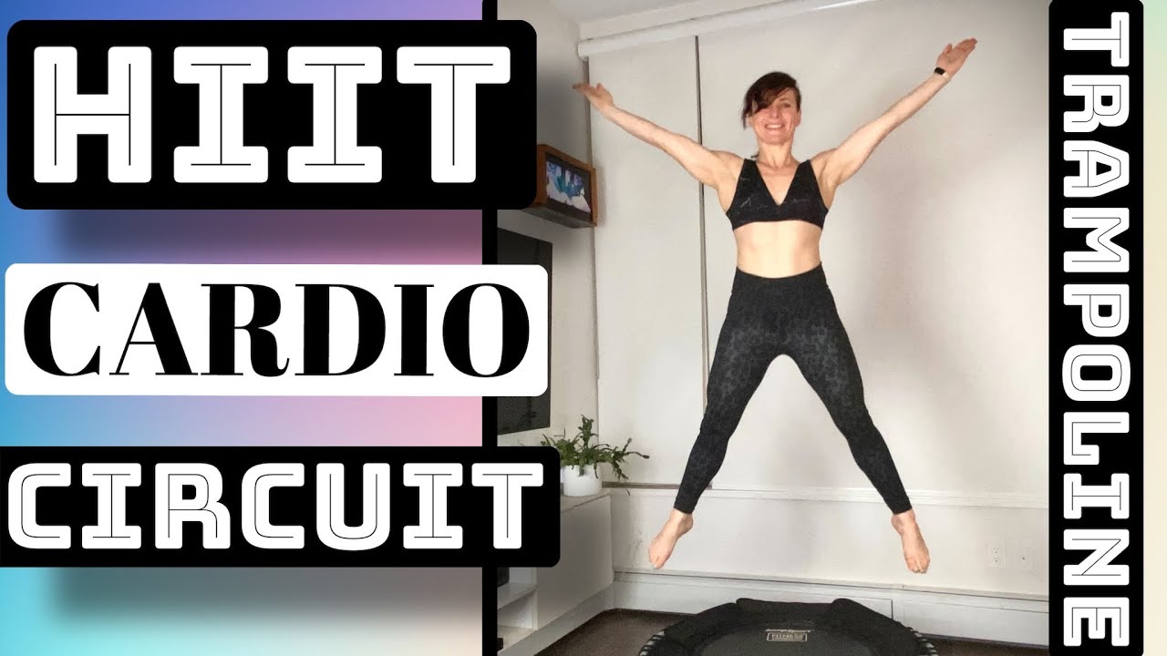 Fitness Trampoline Workout / Mini Trampoline Cardio/ HIIT Circuit