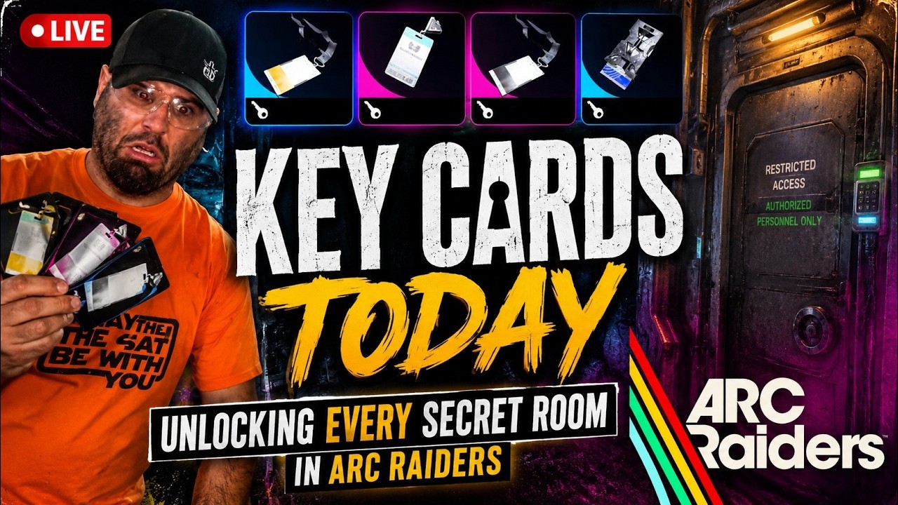 LIVE 🔴Unlocking EVERY Secret Room in 🔴ARC RAIDERS
