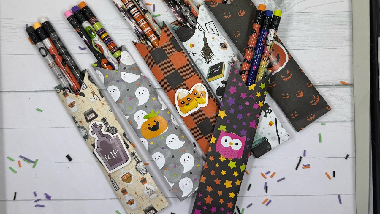 Pencil packs for craft fairs, trick or treaters, party favors!  SO easy!  An adorable and easy gift!