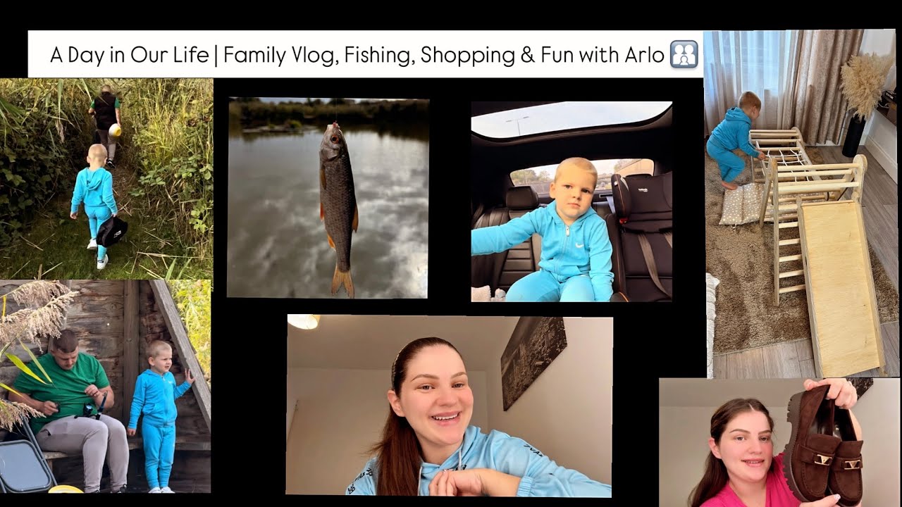 Një ditë në familjen tonë 🧑‍🧑‍🧒 | Peshkim 🎣, Shopping 🛍️ Haul 🧣& Supriza për Arlon 🧸!