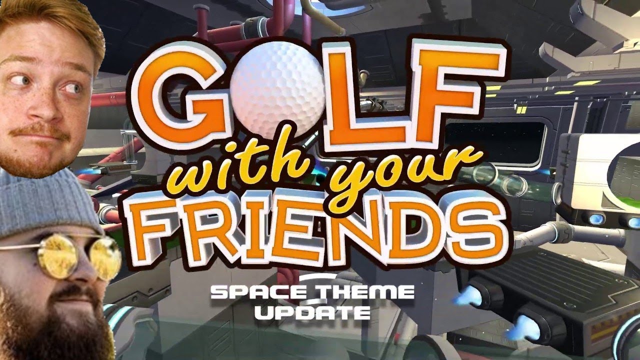 Golffia avaruusasemalla (uus kartta!) - Golf With Your Friends ft. Tepa
