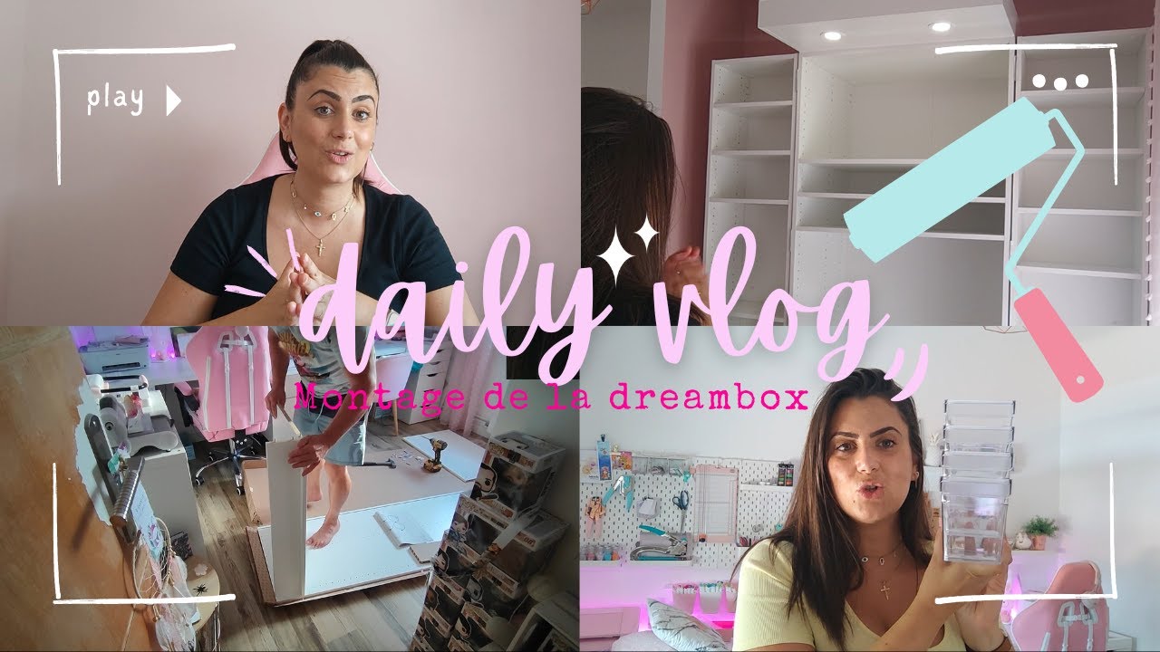 VLOG #5 DIY DREAMBOX | JE FABRIQUE MA DREAMBOX POUR MA SCRAPROOM #scraproom #dreambox