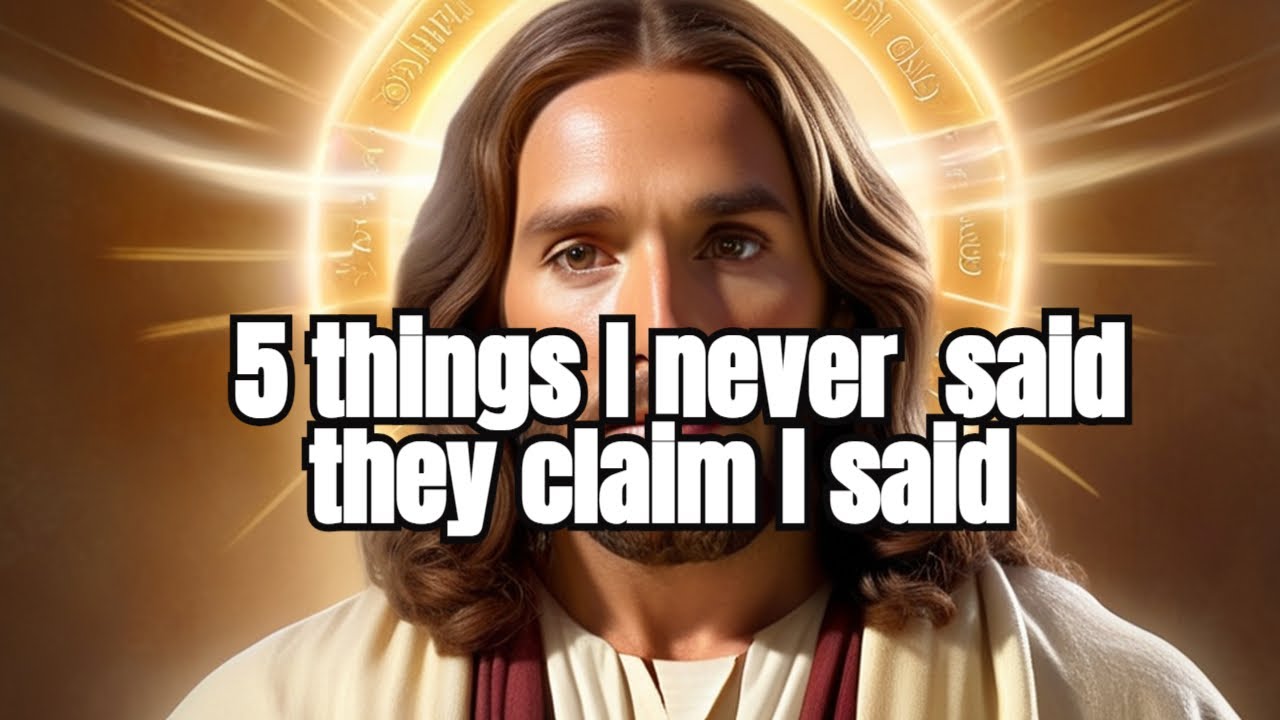 5 things Jesus never said but people believe he said them #jesus #truth #bible #wordofGod #faith