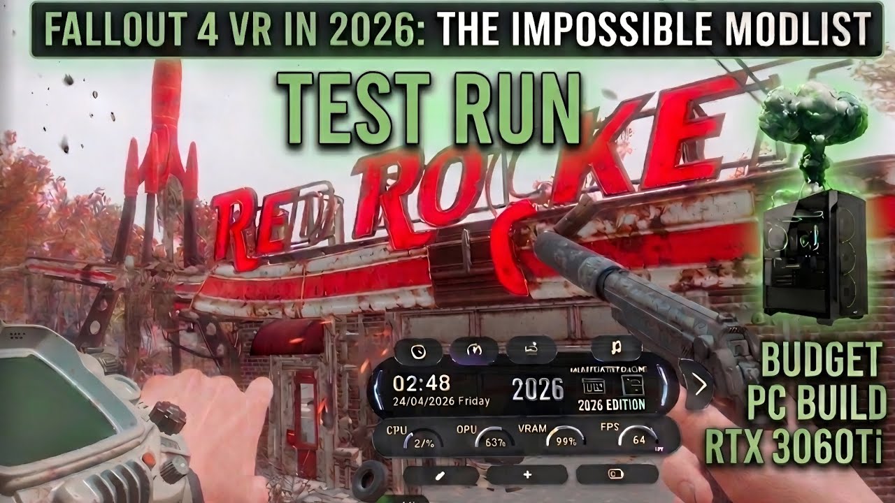 Fallout 4 VR Mad God Overhaul 4K Gameplay VS My Budget PC Build The Test! (RTX 3060 Ti & Quest 2) ☢️