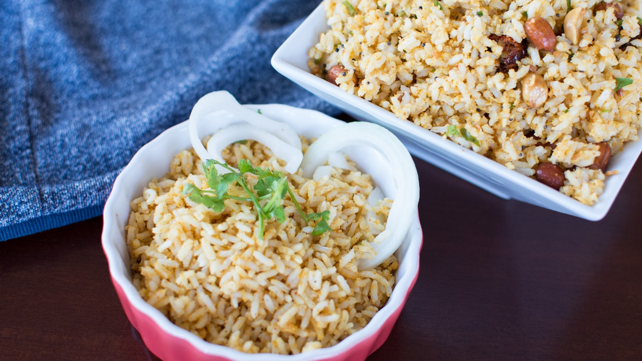 Menthe hittina Anna | ಮೆಂತ್ಯ ಹಿಟ್ಟಿನ ಗೊಜ್ಜು & ಅನ್ನ | Rice dish with Menthya hittu |  Rice Recipes