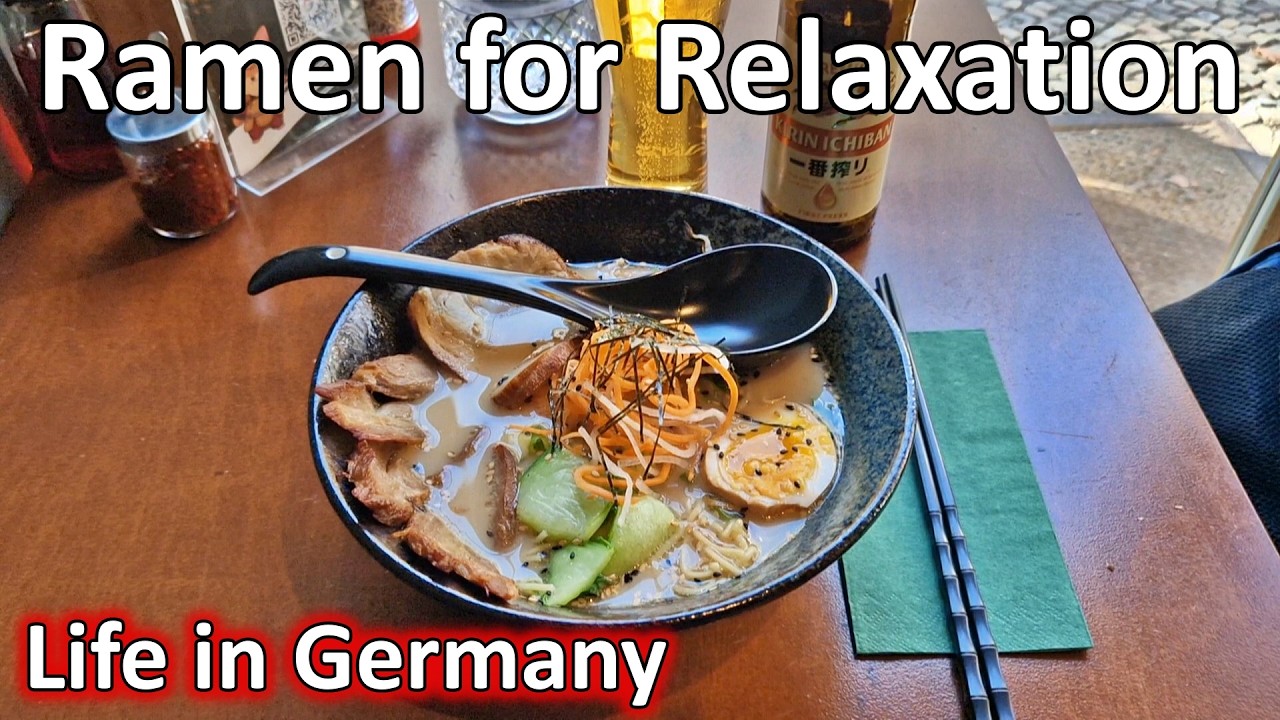 Ramen for Relaxation - Eating alone Japanese food | Life in Germany