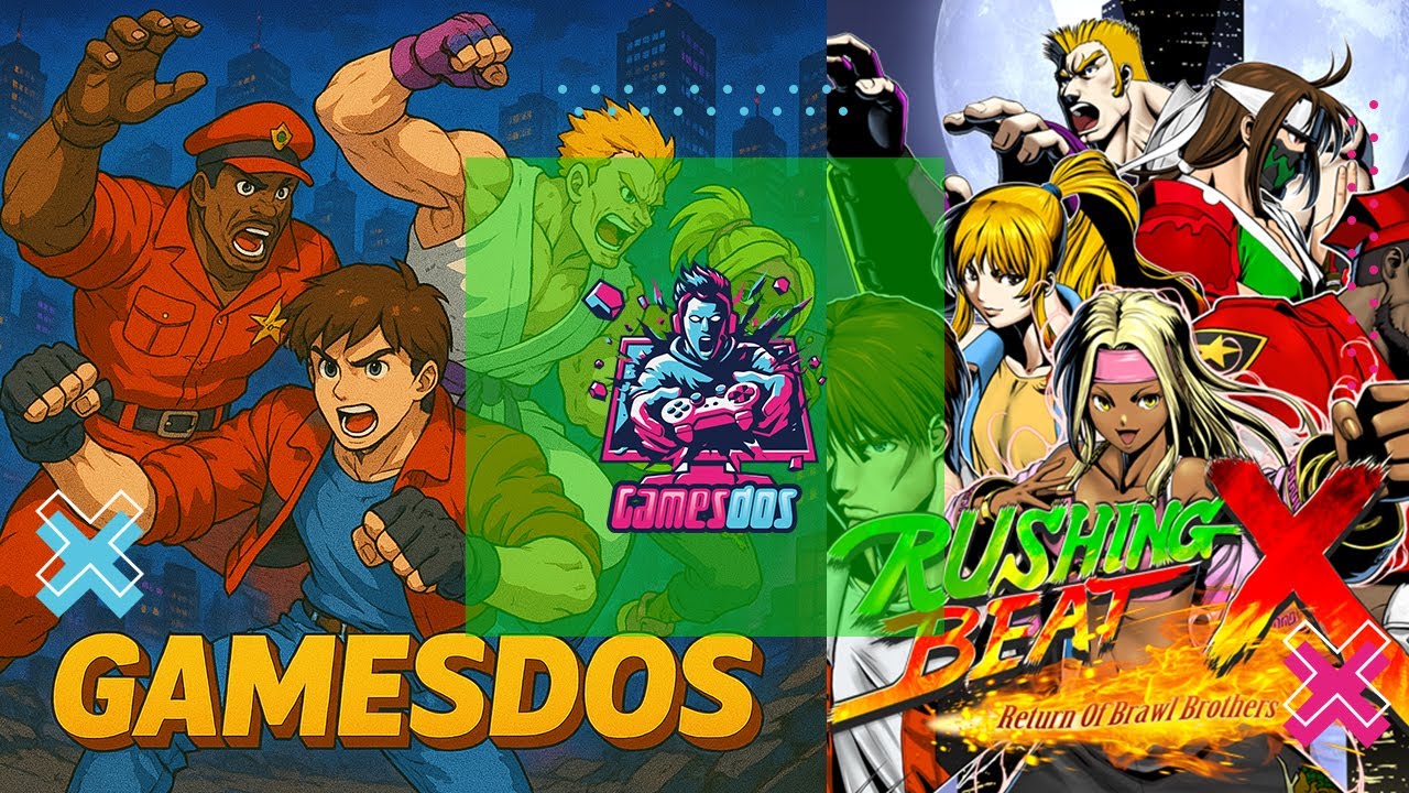 Rushing Beat X: Return of the Brawl Brothers Gameplay PC HD 1080p