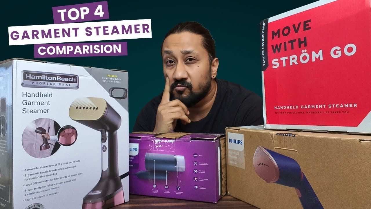 Which is the Best Garment Steamer in India? - Hamilton Beach vs Philips vs Nuuk - Hindi