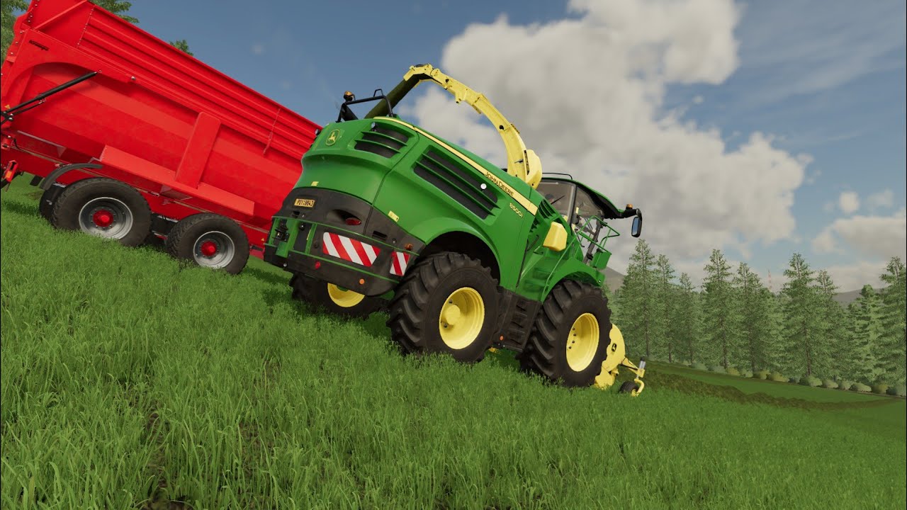 FS22/003/ jízda se 7R na louku