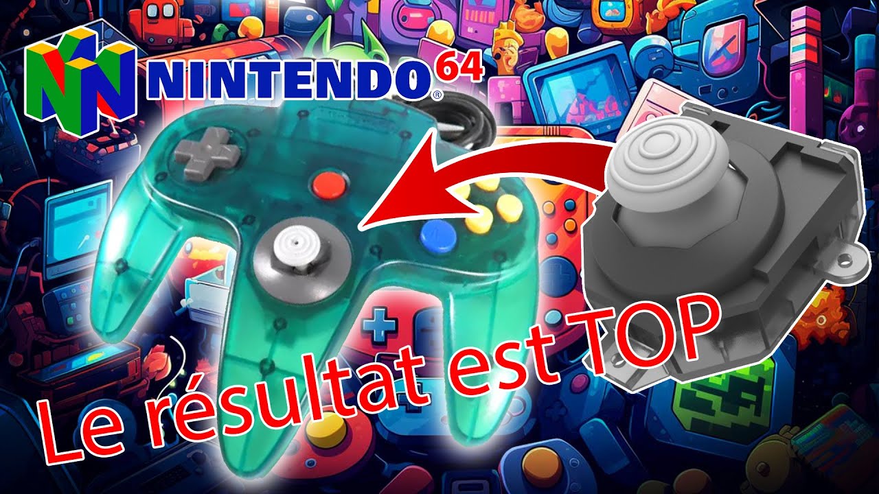 🛠️ Restauration Manette Nintendo 64 : Nettoyage ✨ + Stick NEUF 🆕 pour un Résultat INCROYABLE ! 🎮