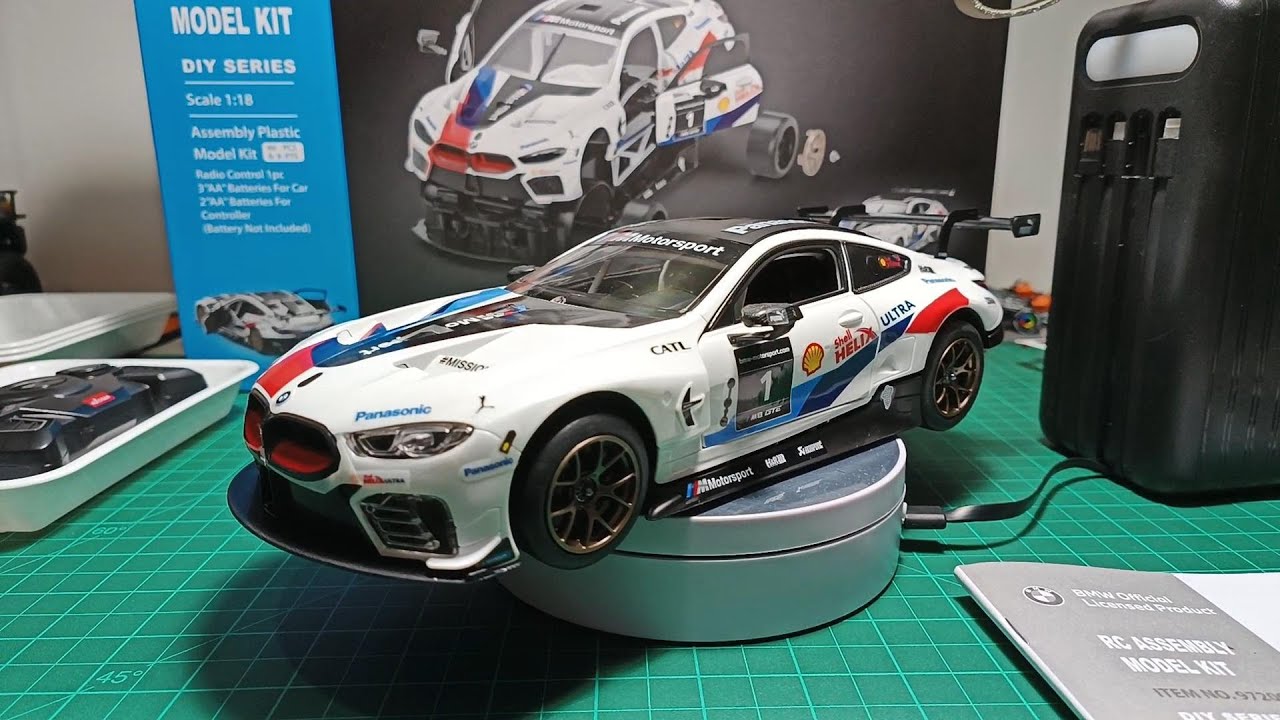 BMW M8 GTE RC Assembly Model Kit from RASTAR