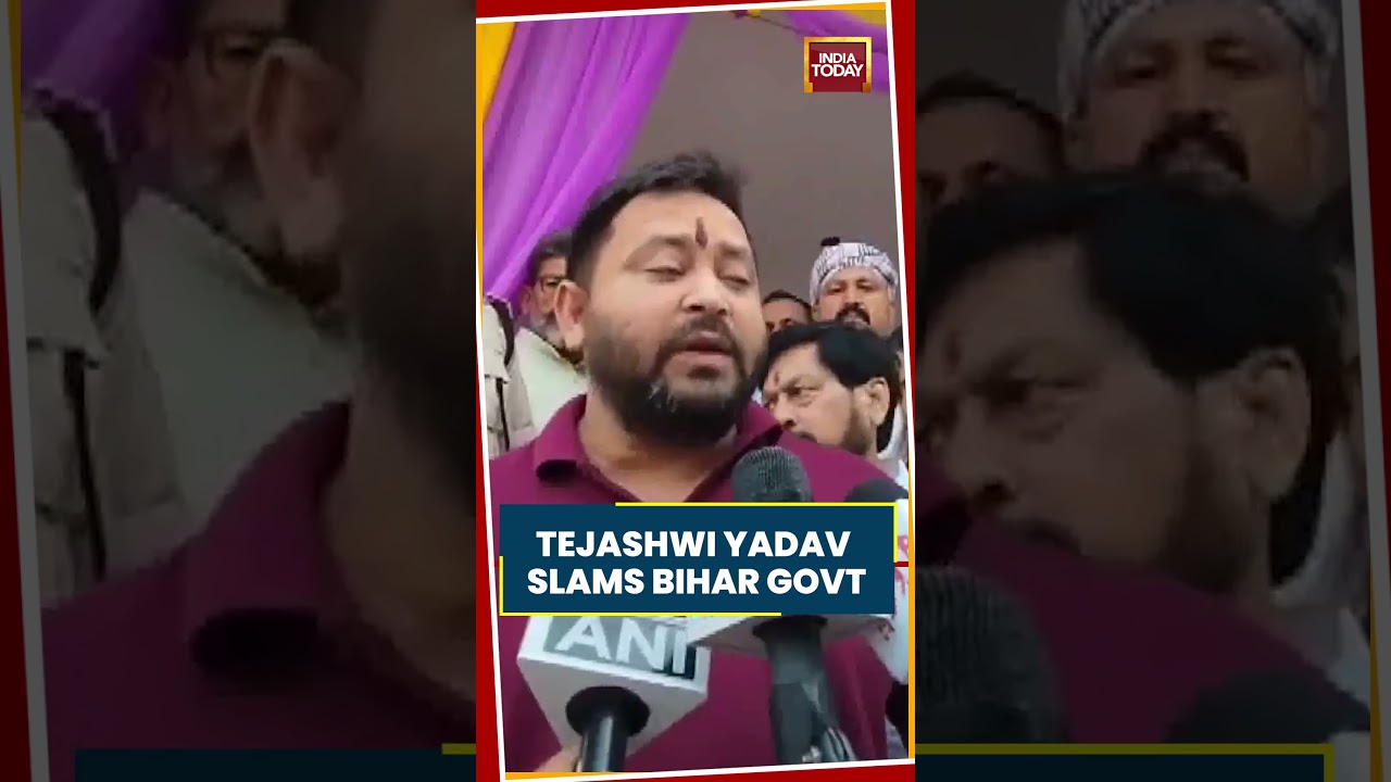 Tejashwi Yadav Slams Bihar Government Over Flood Relief And ₹100 Crore Spend #bihar