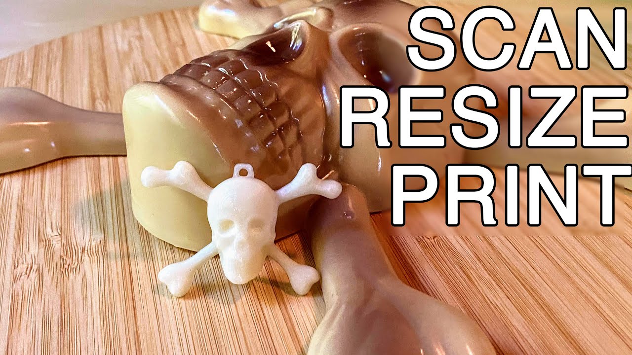 Using TRNIO 3D Scanning App to Resize Models / 3D Scan to 3D Print! #Scantober